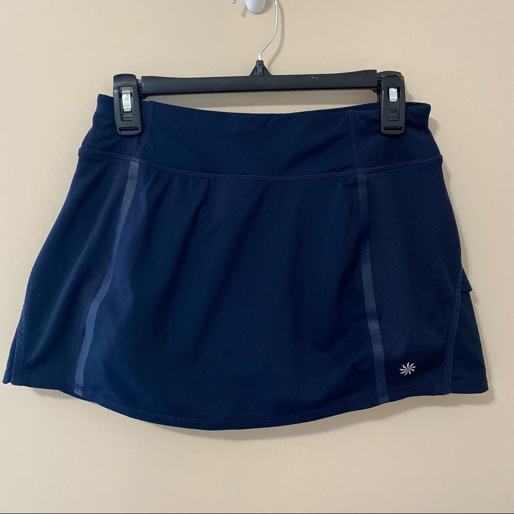ATHLETA Tennis Skirt with Built in Shorts and Ball Pockets